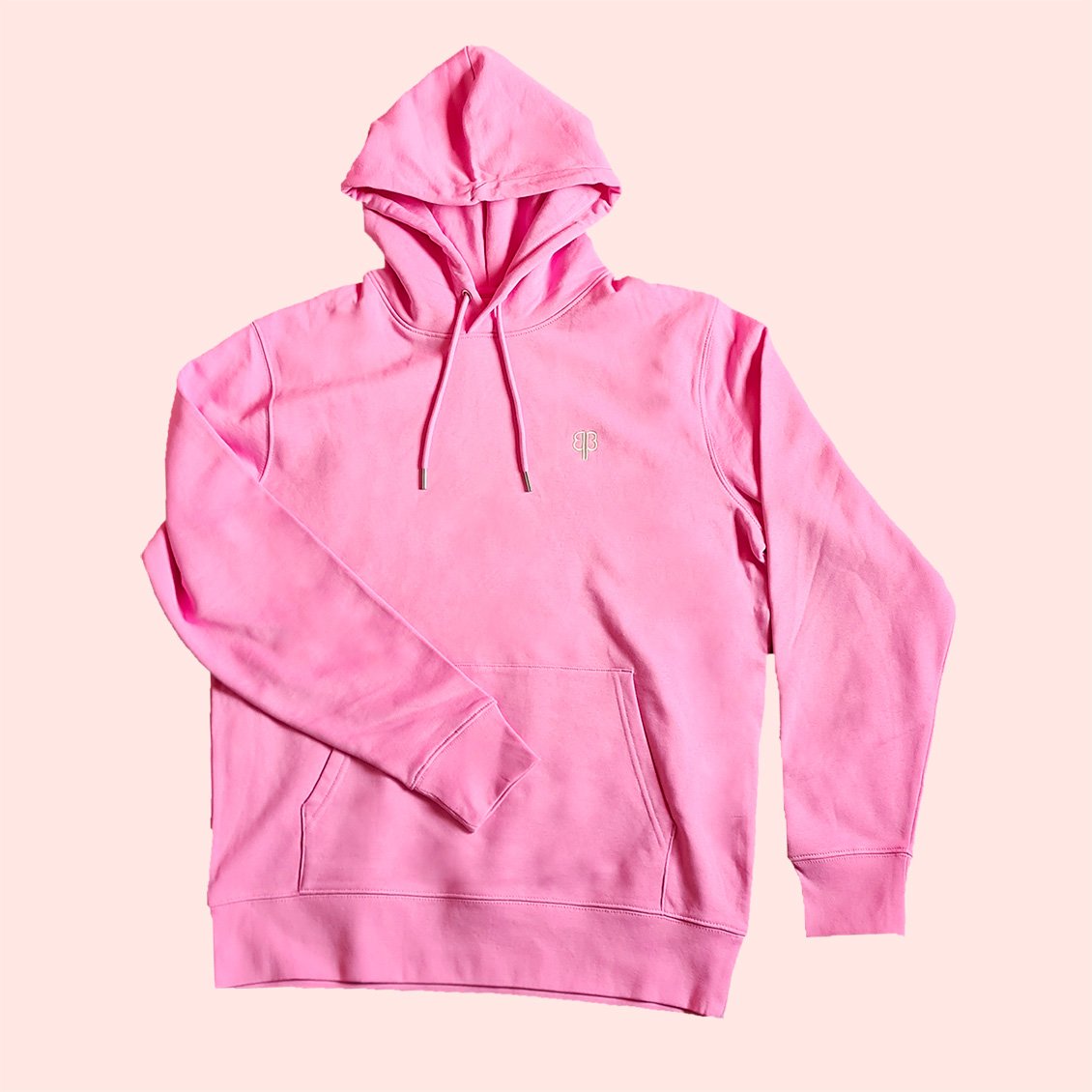hoodie-rose-fond-jaune
